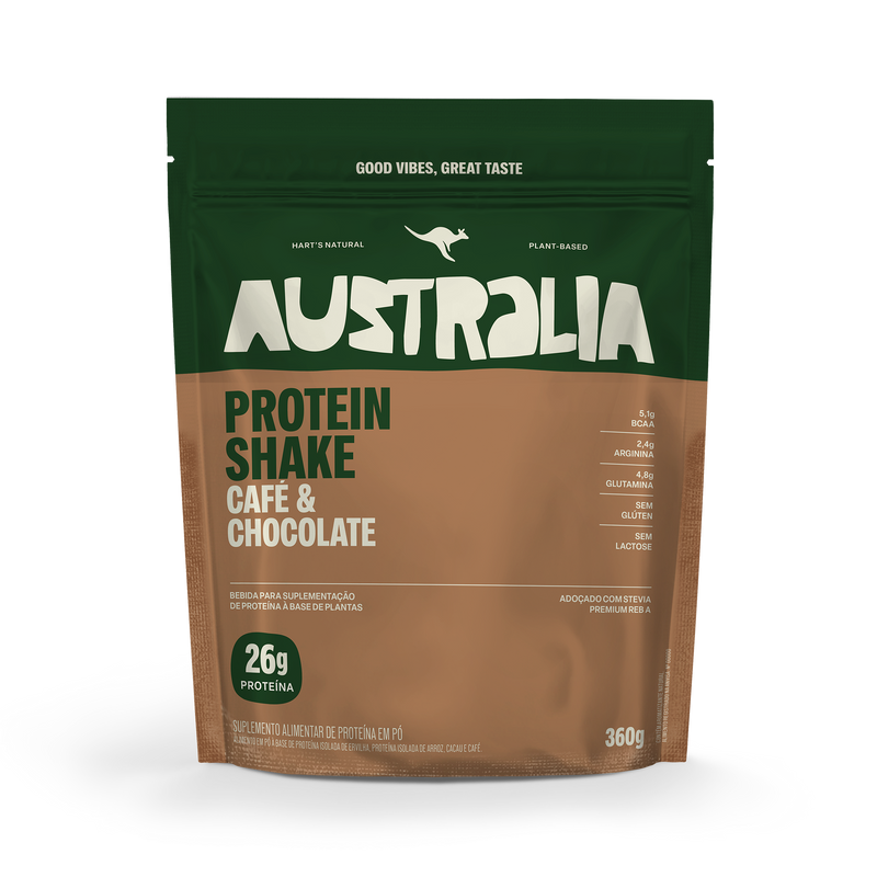 Embalagem do produto AUSTRALIA Protein Café & Chocolate Pouch.