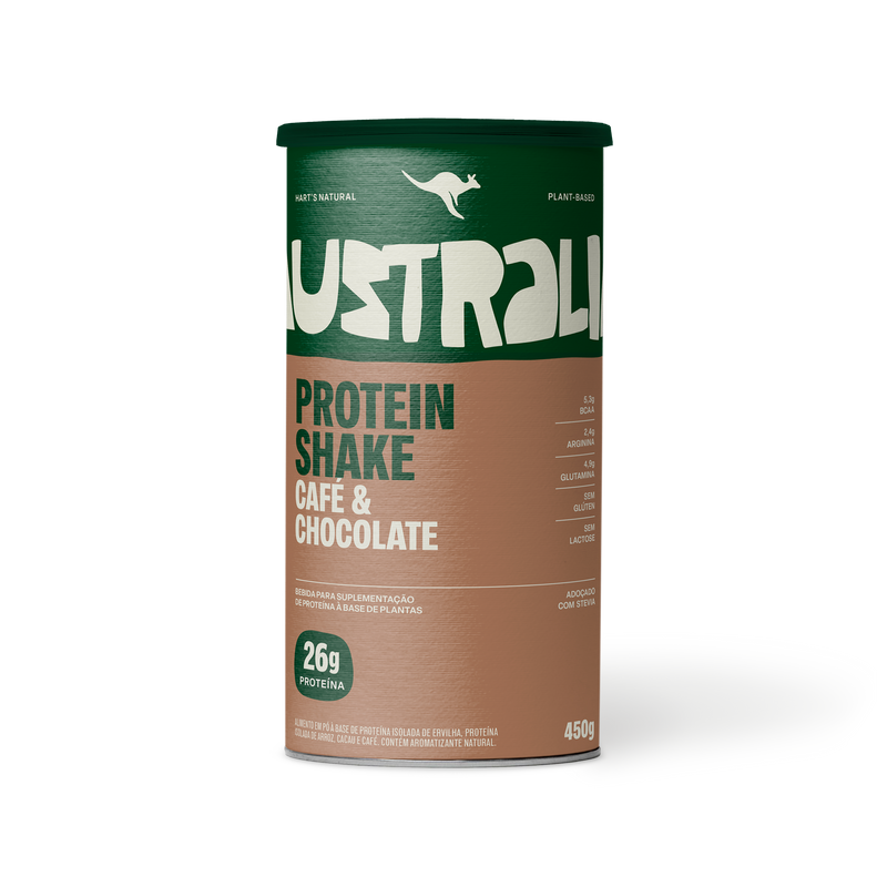 Embalagem do produto AUSTRALIA Protein Café & Chocolate.