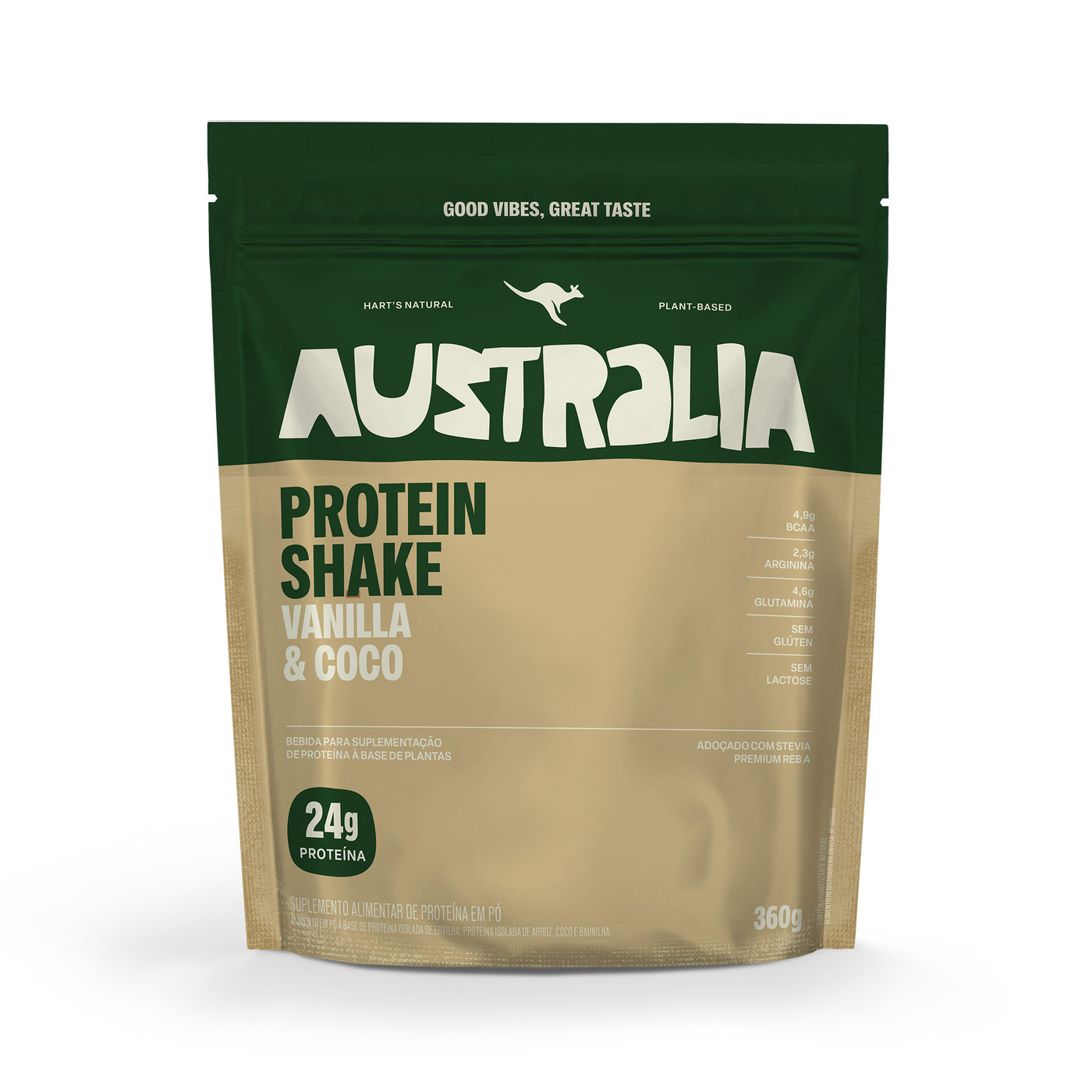 Embalagem do produto AUSTRALIA Protein Coco & Baunilha Pouch.