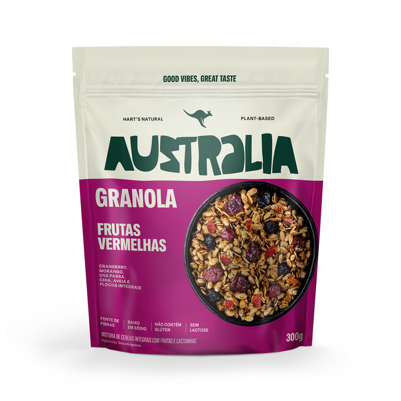 Australia Granola Frutas Vermelhas