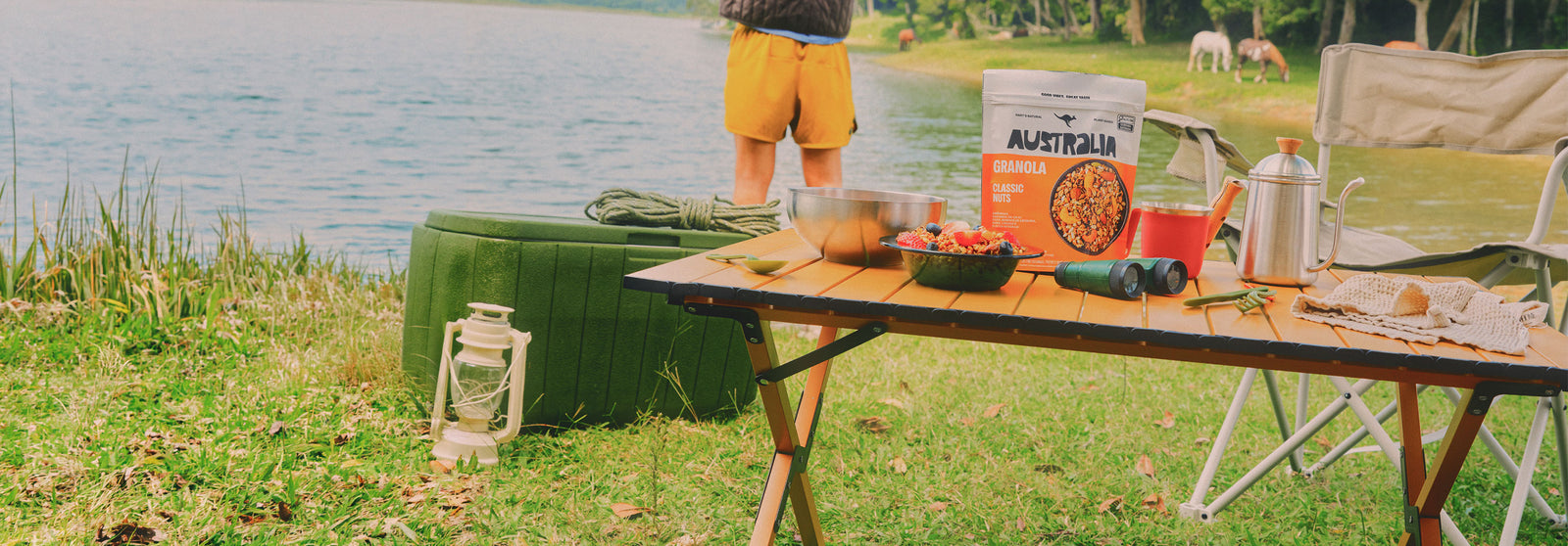 AUSTRALIA Granola Classic Nuts em cena ambientada.