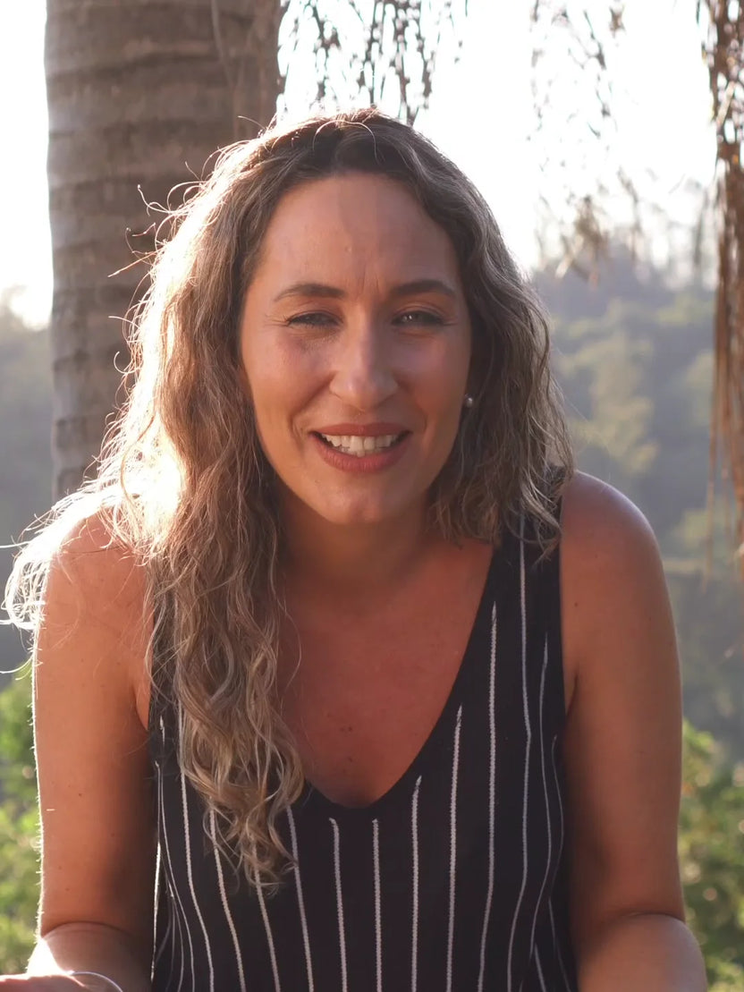 Sabrina, cofundadora da AUSTRALIA, em retrato para a página Sobre