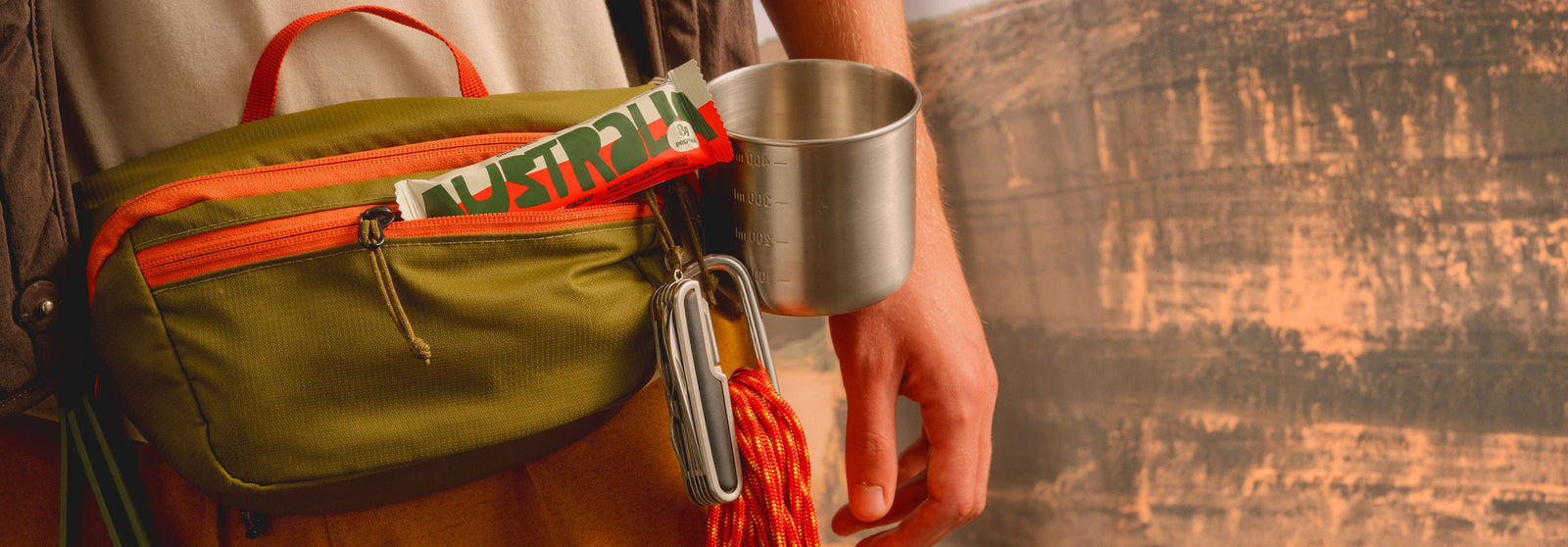 AUSTRALIA Protein Slim Cacau em cena ambientada.