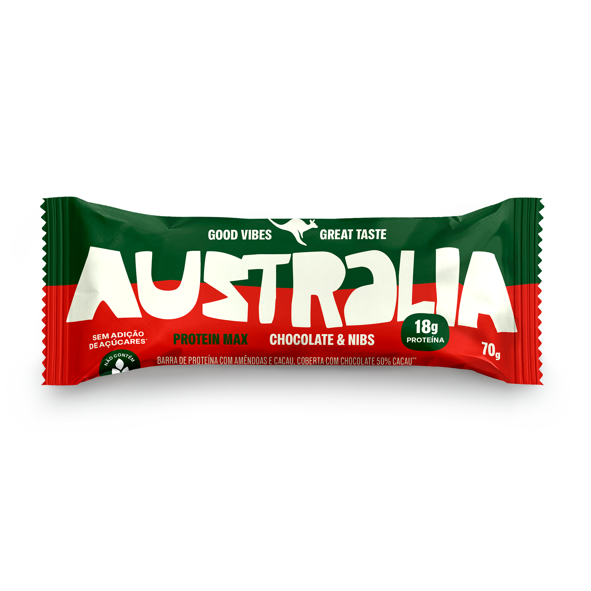 Embalagem do produto AUSTRALIA Protein Max Chocolate & Nibs.