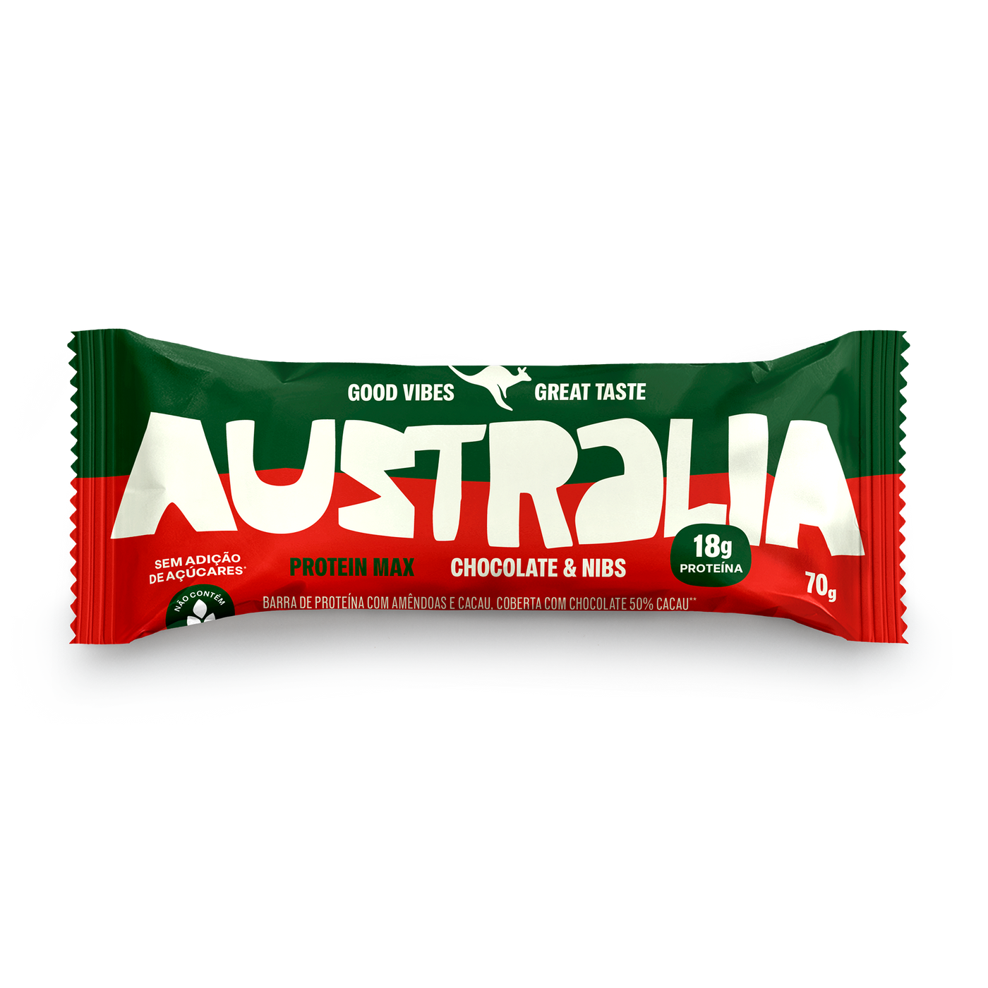 Embalagem do produto AUSTRALIA Protein Max Chocolate & Nibs.