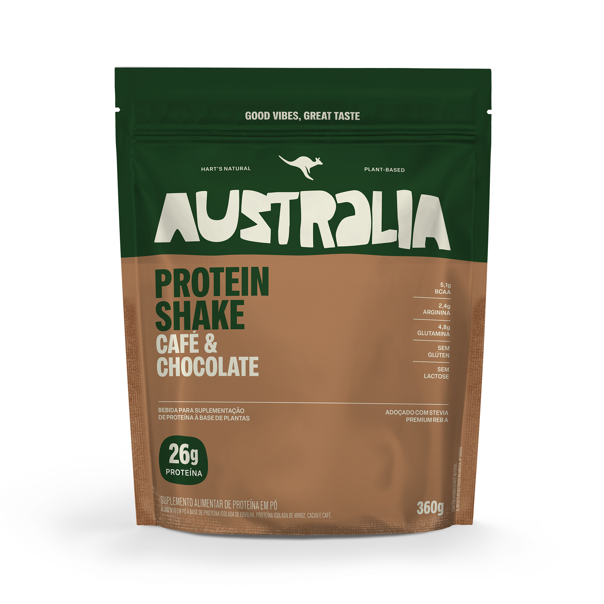 Embalagem do produto AUSTRALIA Protein Café & Chocolate Pouch.