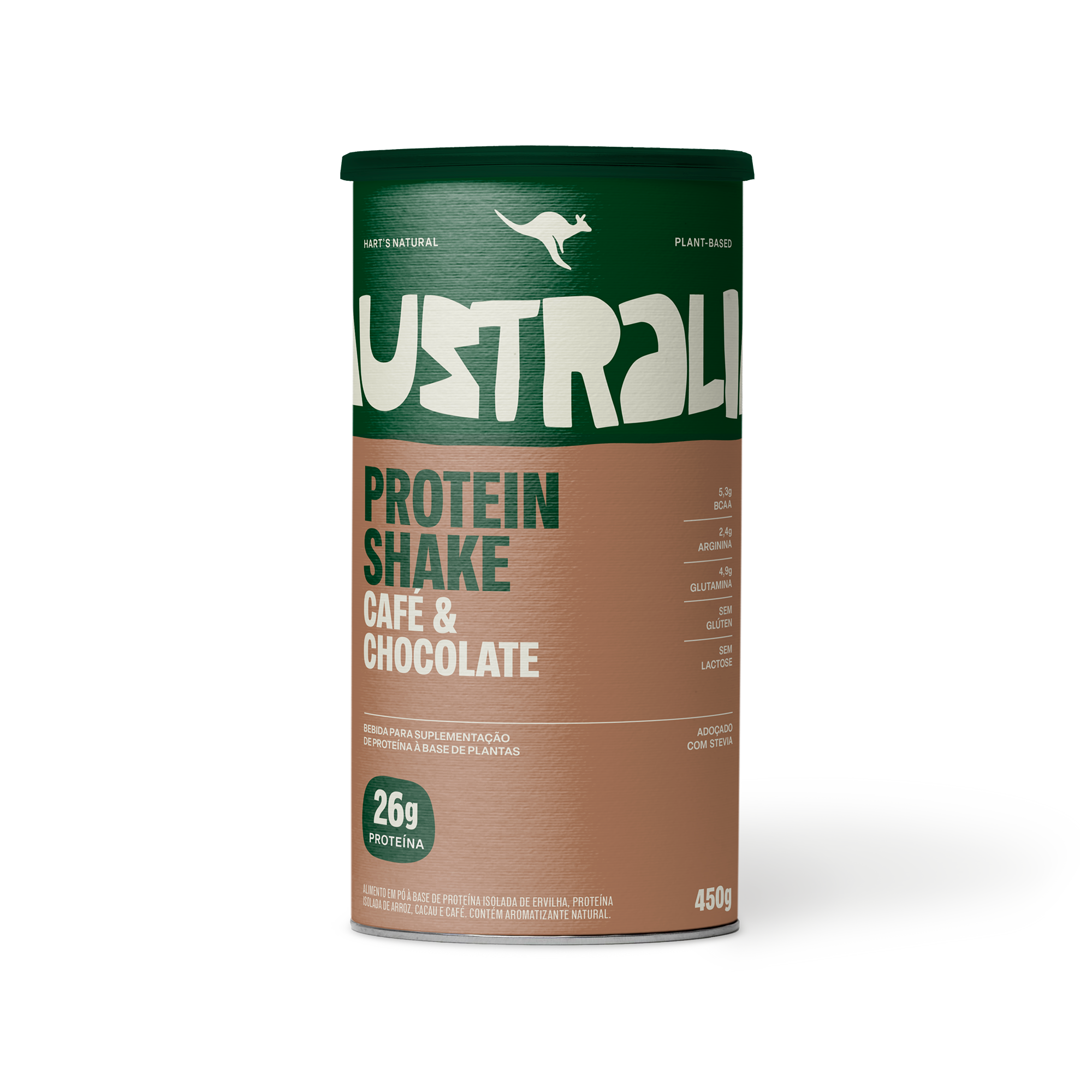 Embalagem do produto AUSTRALIA Protein Café & Chocolate.