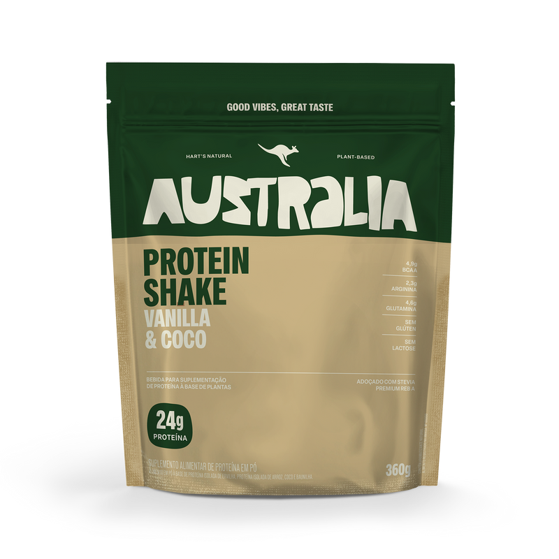 Embalagem do produto AUSTRALIA Protein Coco & Baunilha Pouch.