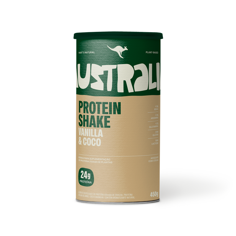 Embalagem do produto AUSTRALIA Protein Baunilha & Coco.
