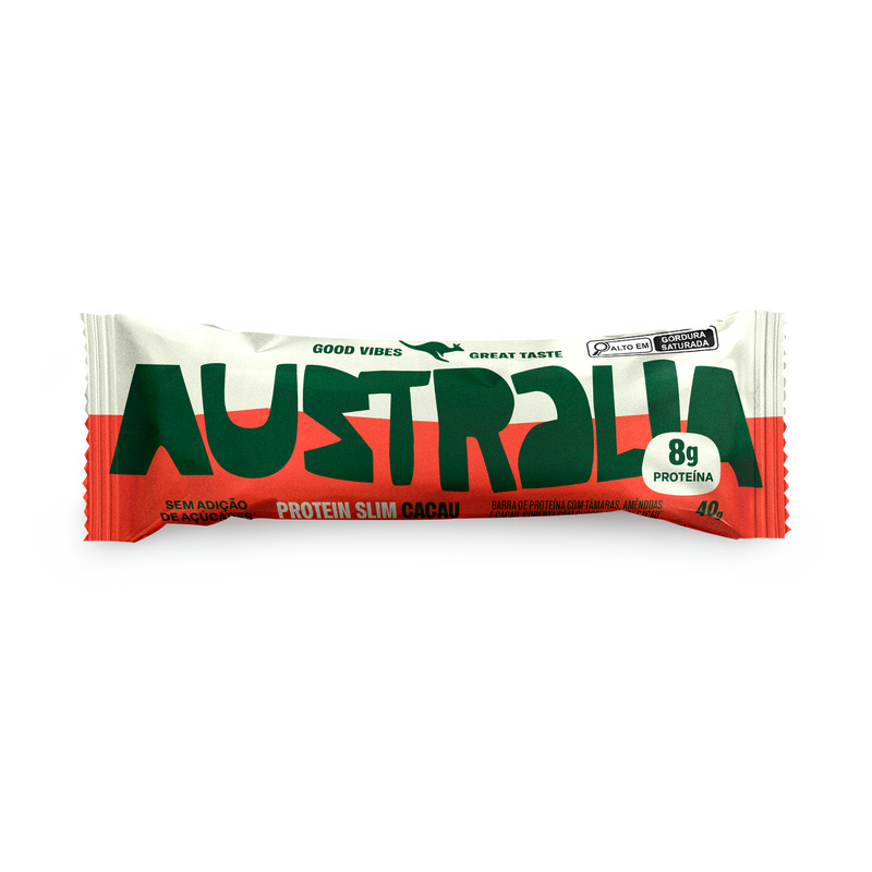 Embalagem do produto AUSTRALIA Protein Slim Cacau.