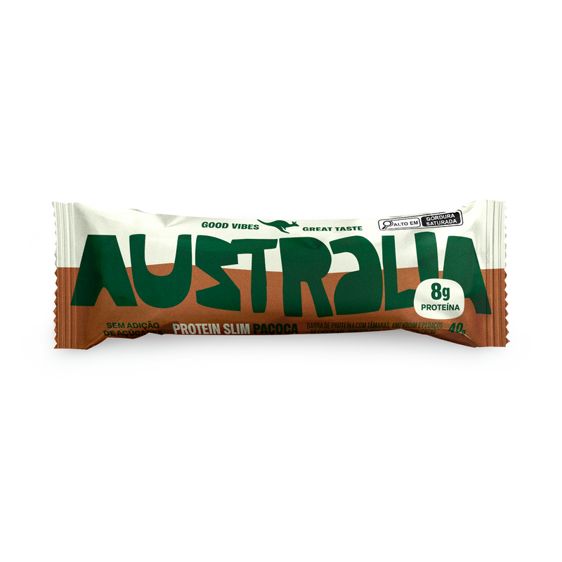 Embalagem do produto AUSTRALIA Protein Slim Paçoca.