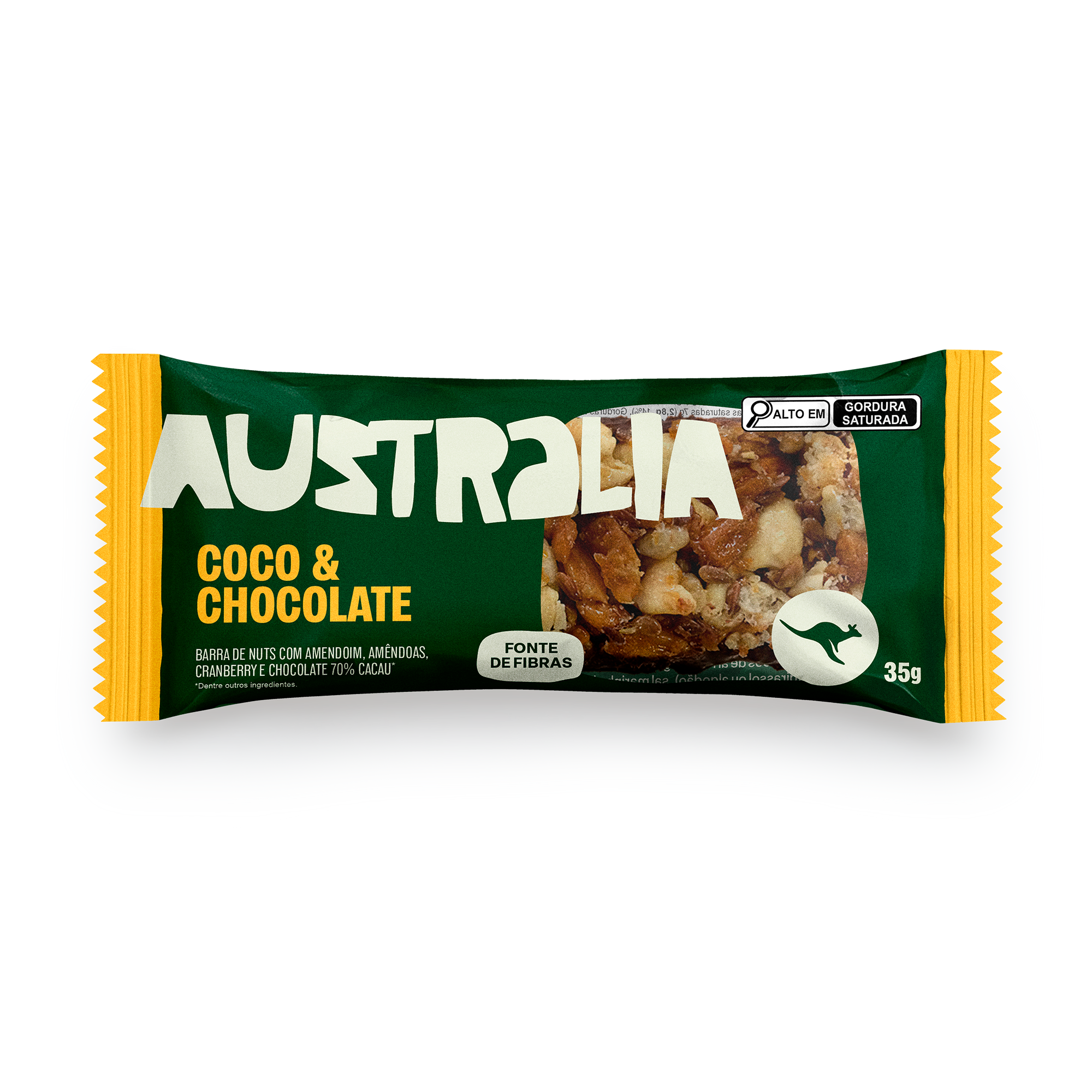 Embalagem do produto AUSTRALIA Nuts Coco & Chocolate.