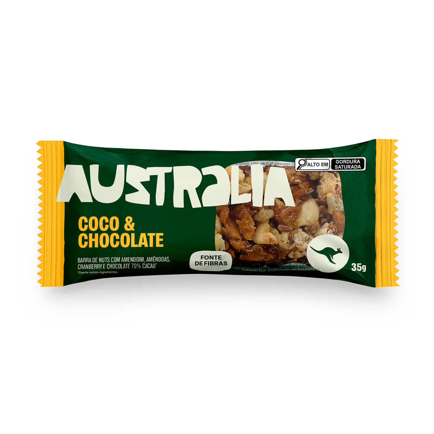 Embalagem do produto AUSTRALIA Nuts Coco & Chocolate.