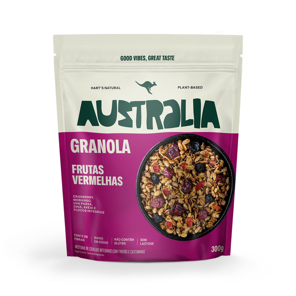 Australia Granola Frutas Vermelhas