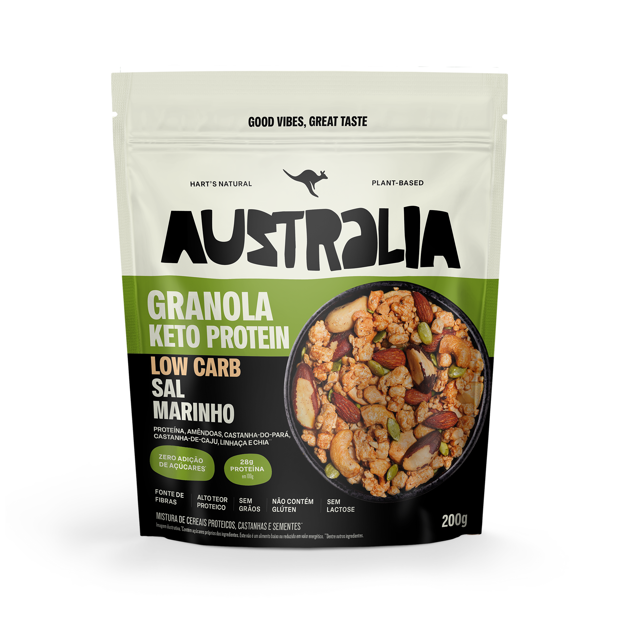 Australia Granola Keto Protein Sal Marinho