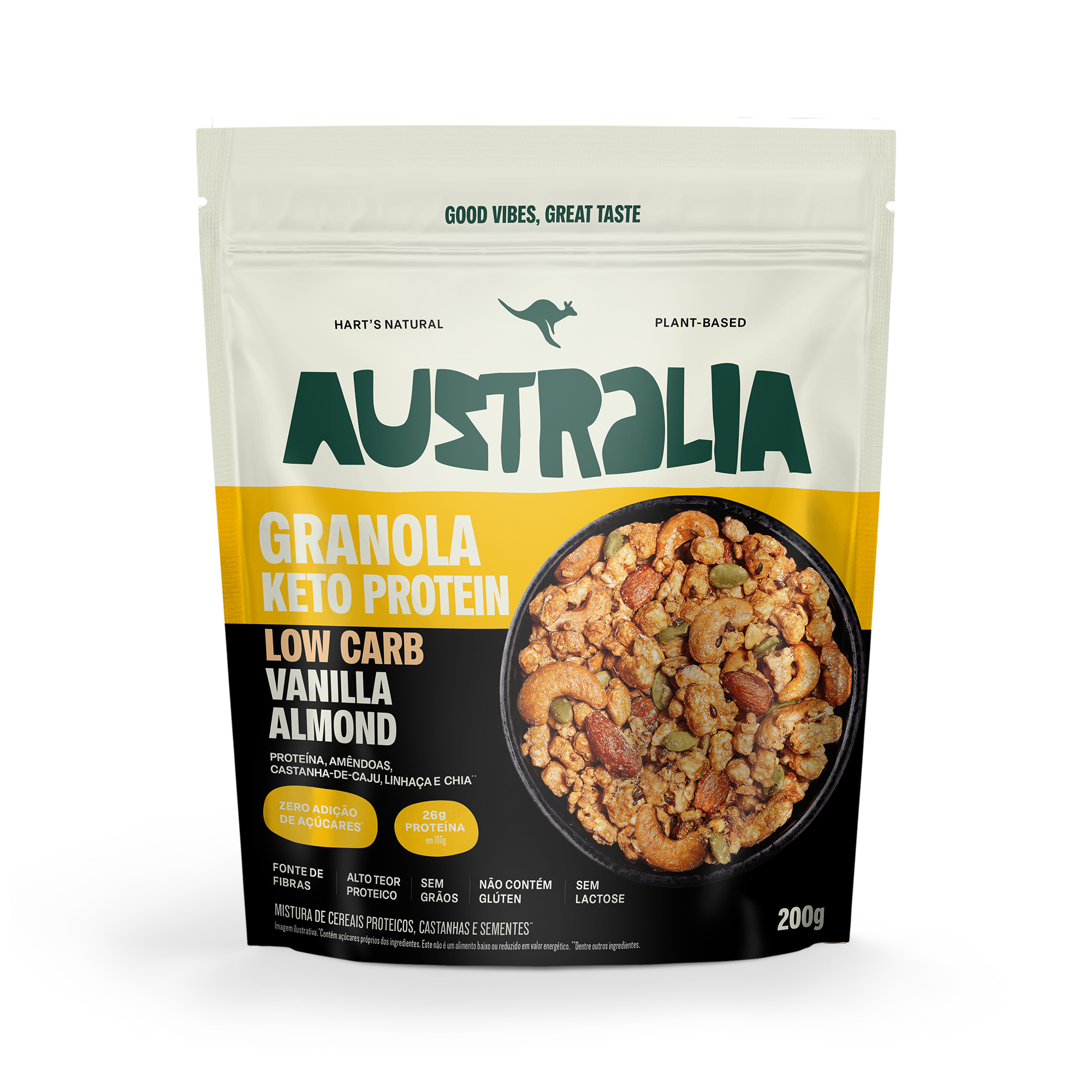 Australia Granola Keto Protein Baunilha & Amêndoas