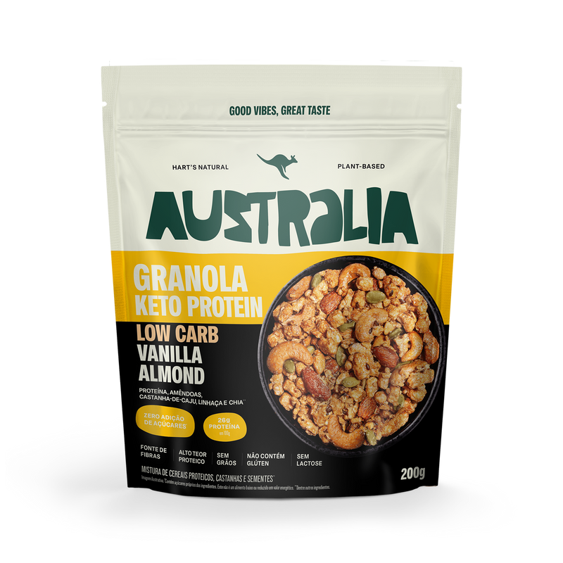 Australia Granola Keto Protein Baunilha & Amêndoas
